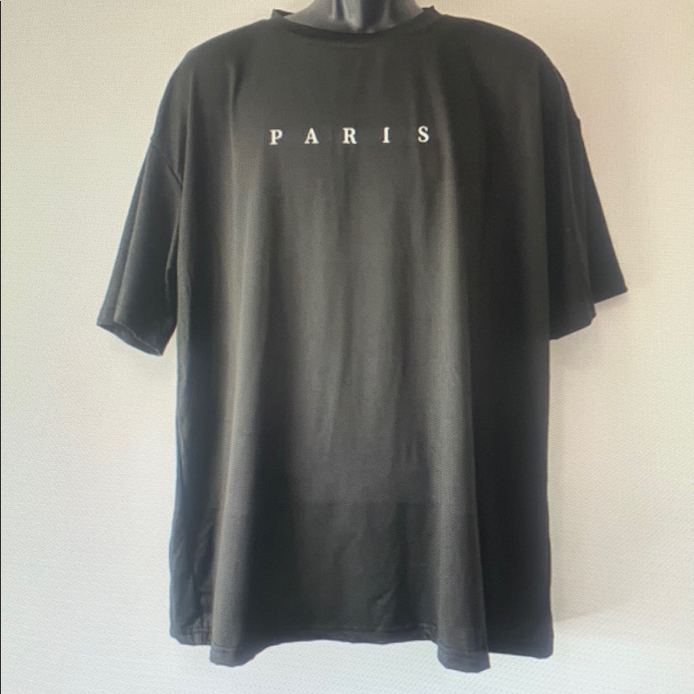 Black Paris Graphic T-Shirt